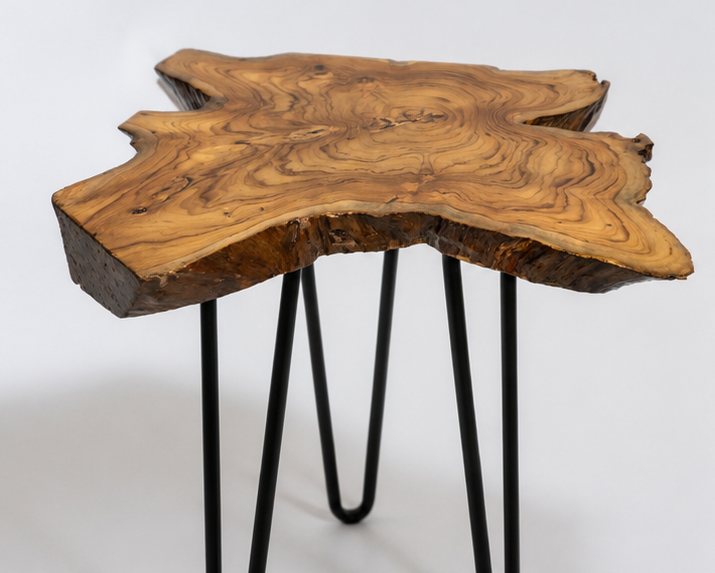“The Living Edge” – Premium Solid Teak Wood Coffee Table