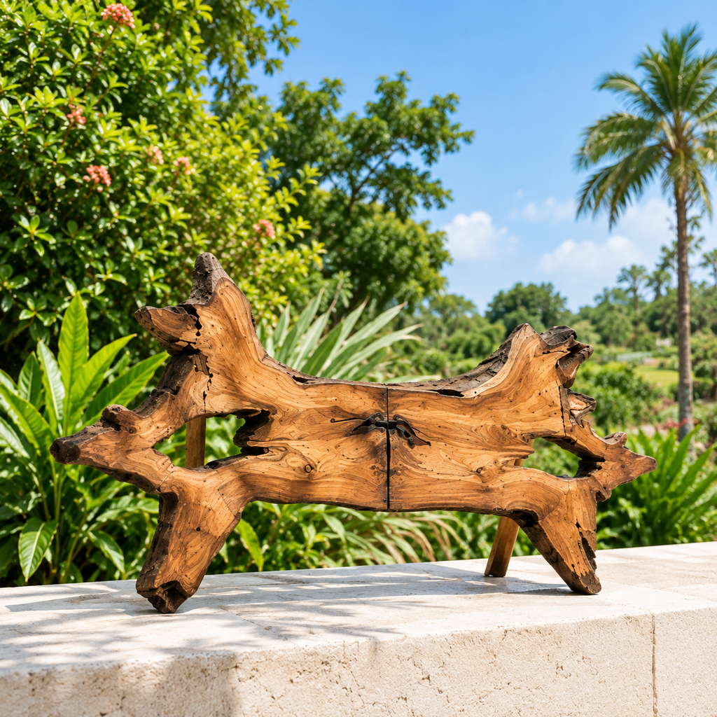 An Organic Driftwood Teak Wall Sculpture — A Symbol of Growth, Strength & Success