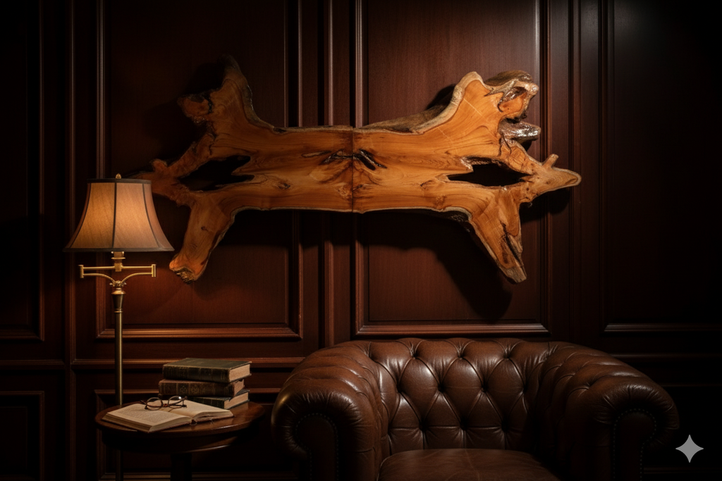An Organic Driftwood Teak Wall Sculpture — A Symbol of Growth, Strength & Success